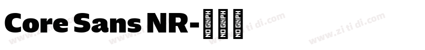 Core Sans NR字体转换